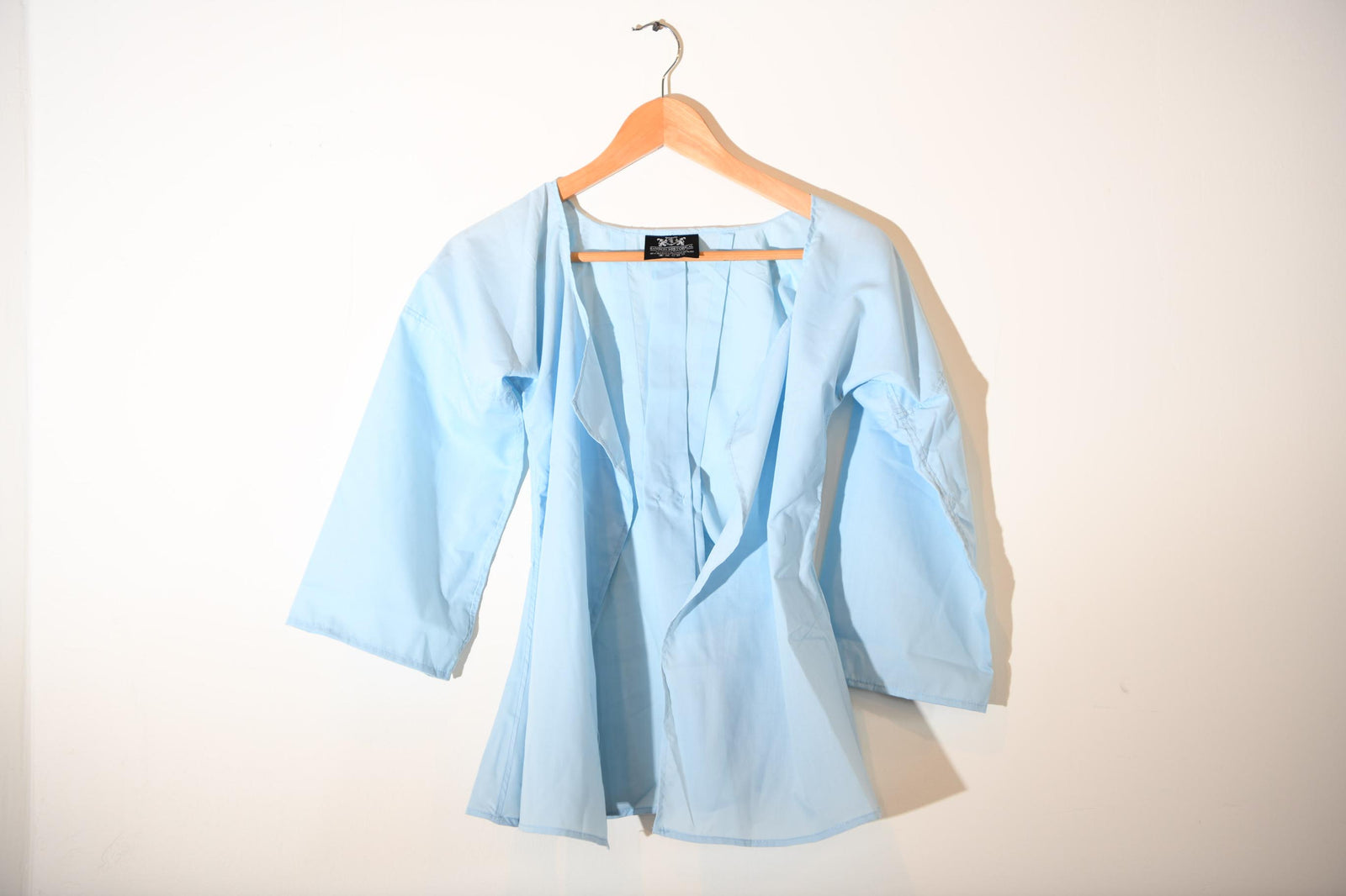 Sky Blue Cotton Short Gowns - XS-3XL | SD117