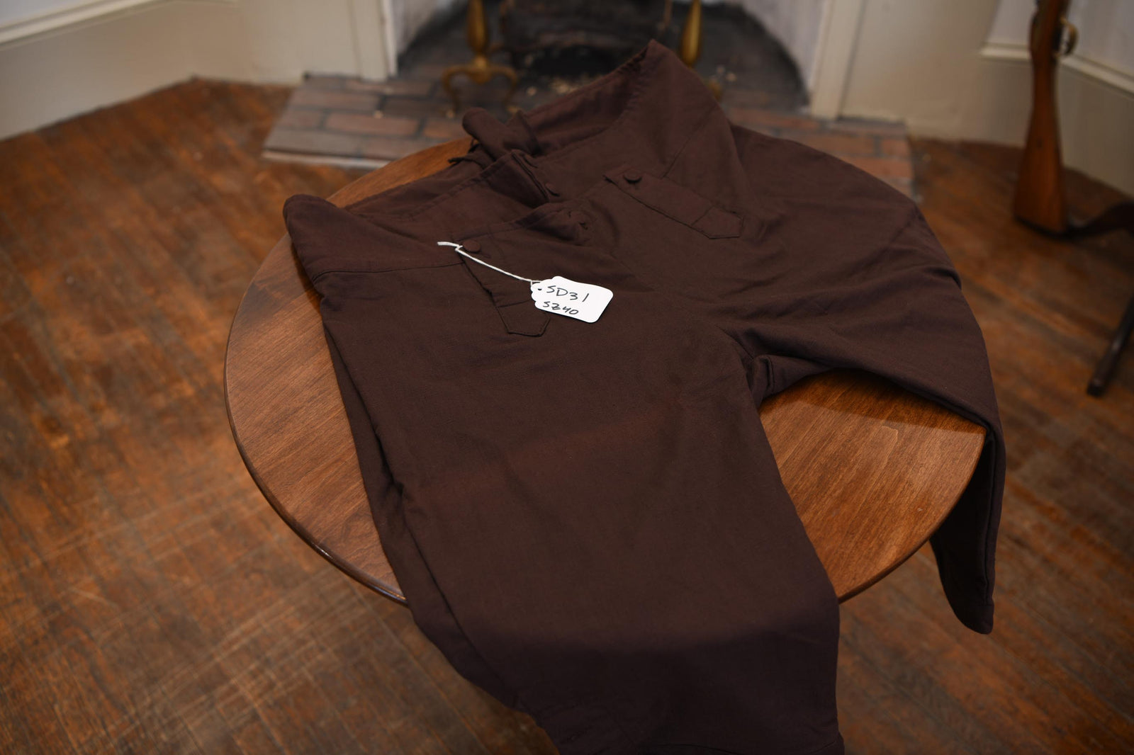 Brown linen breeches | SD31