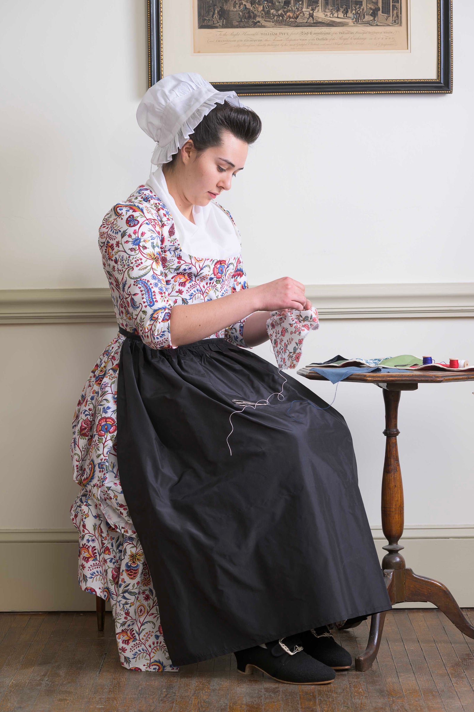 Black Silk Apron