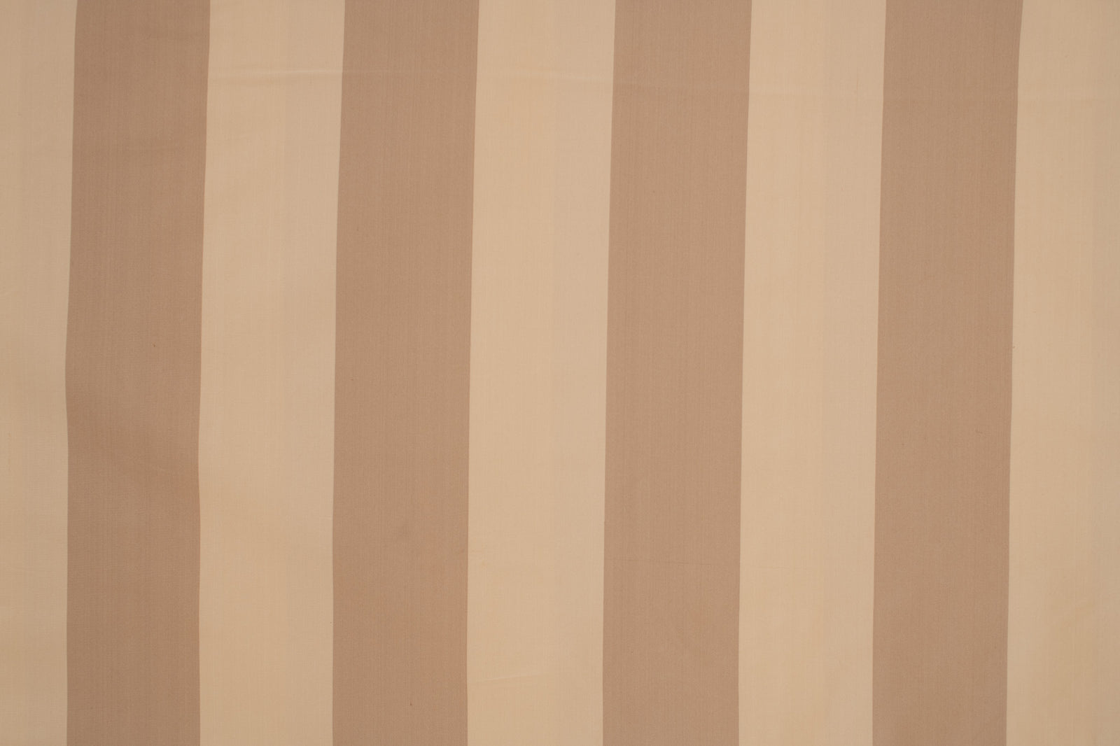 Cream and Tan 1.5" Wide Striped Silk
