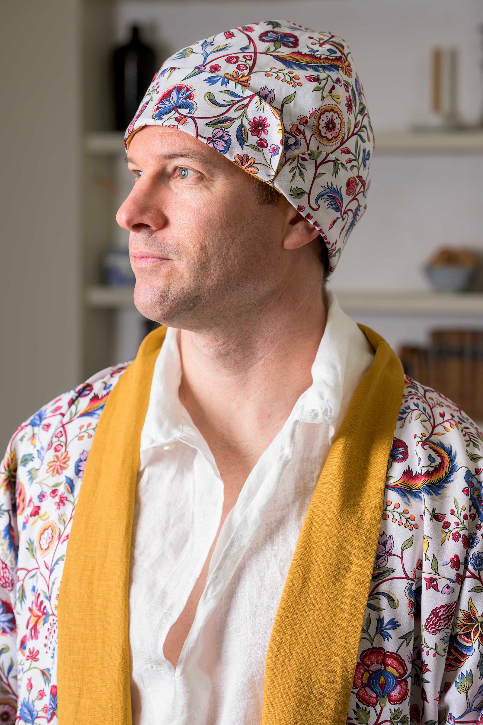 1760's Dressing Gown | India Garden