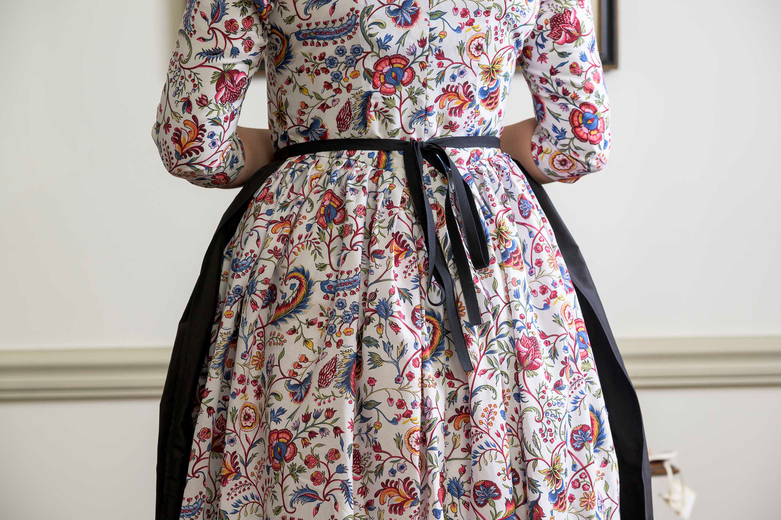Black Silk Apron