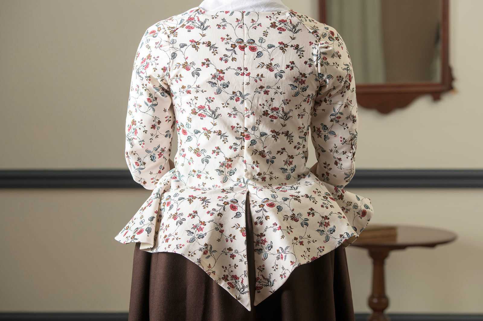 Printed Cotton Swallowtail Jacket | Francis Open