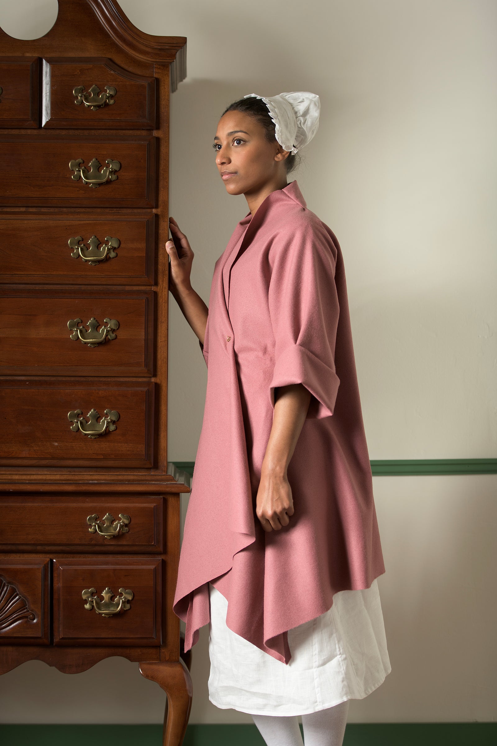 Wool Bedgown - Mauve