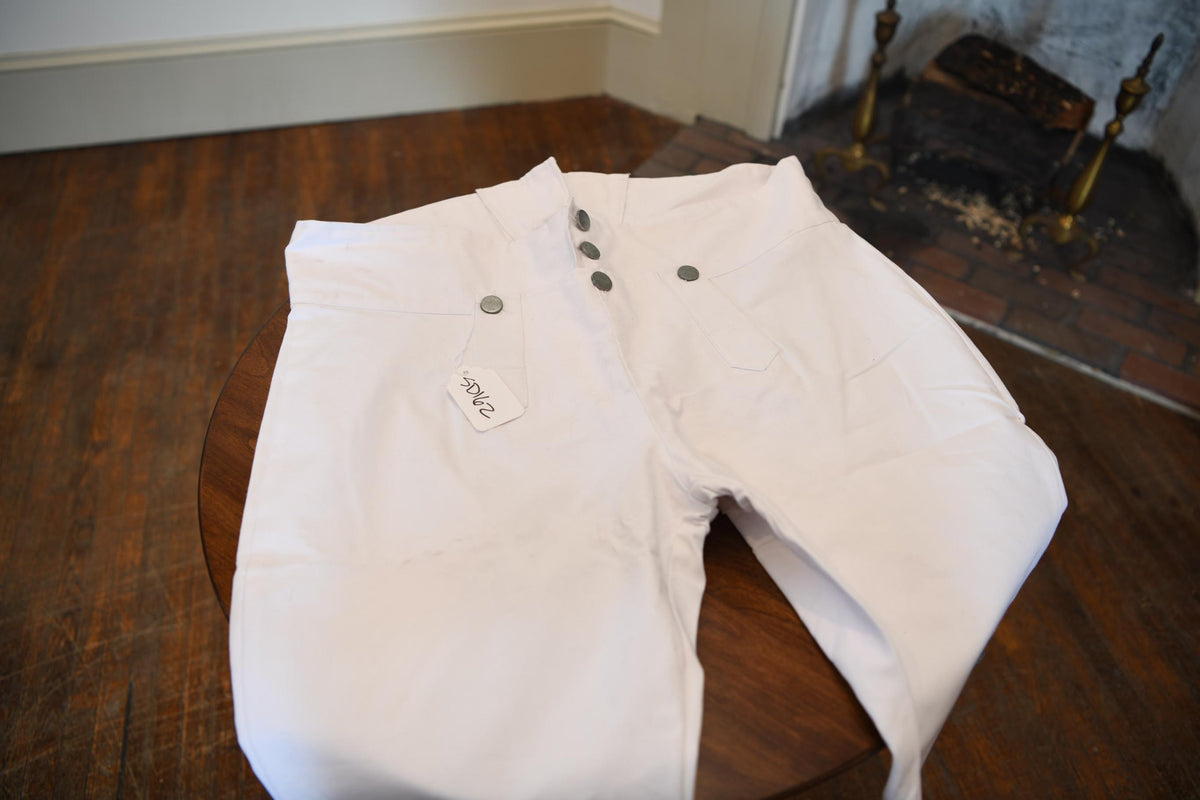White Cotton Breeches  | SD162