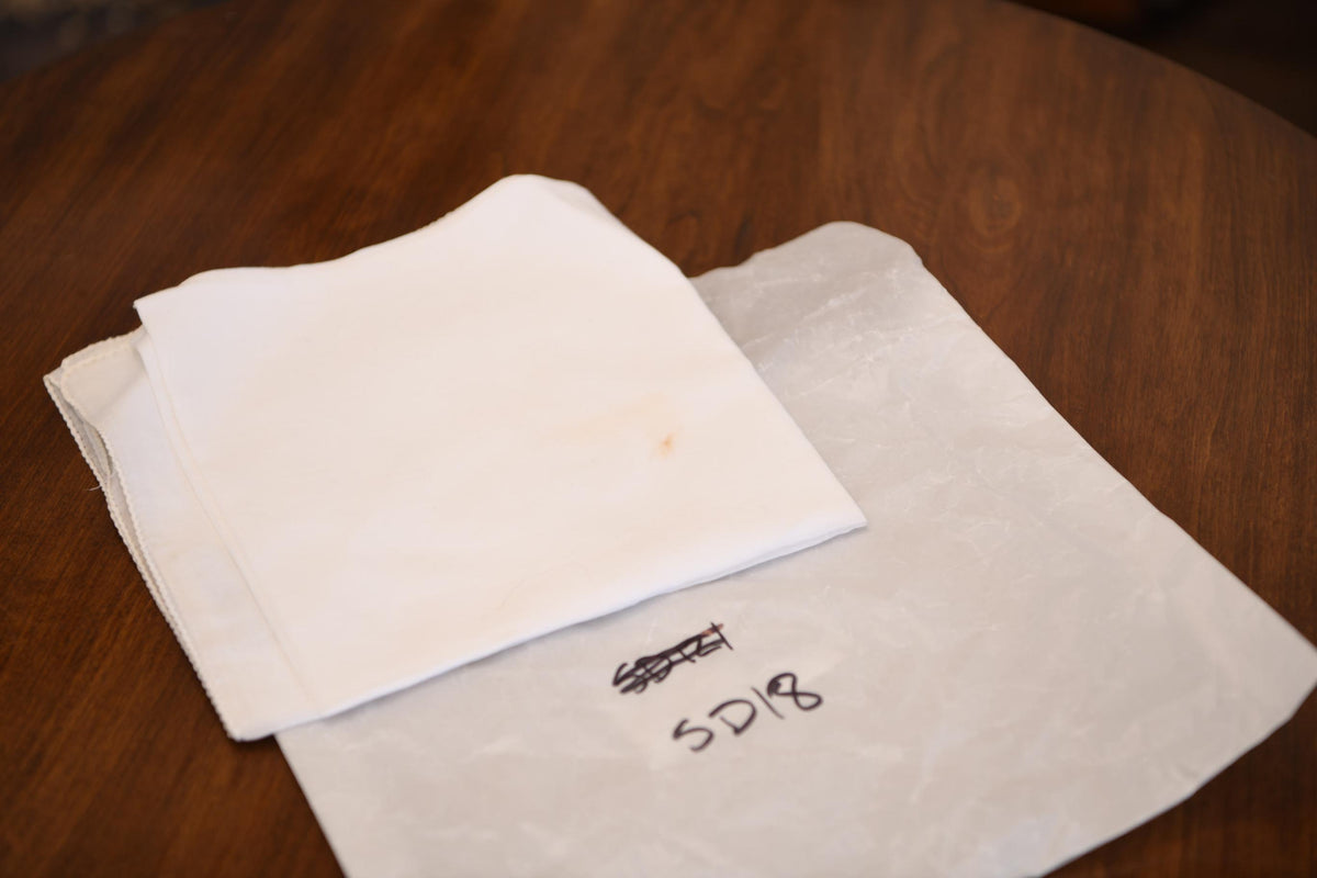 Solid Cotton Handkerchief - White | SD18