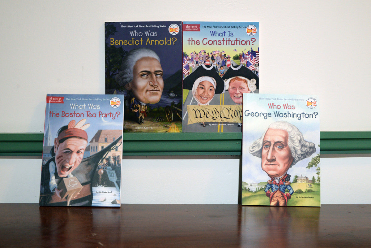 18th Century Children&#39;s Book Bundle - Boston Tea Party, George Washington, Benedict Arnold, and The Constitution for Kids