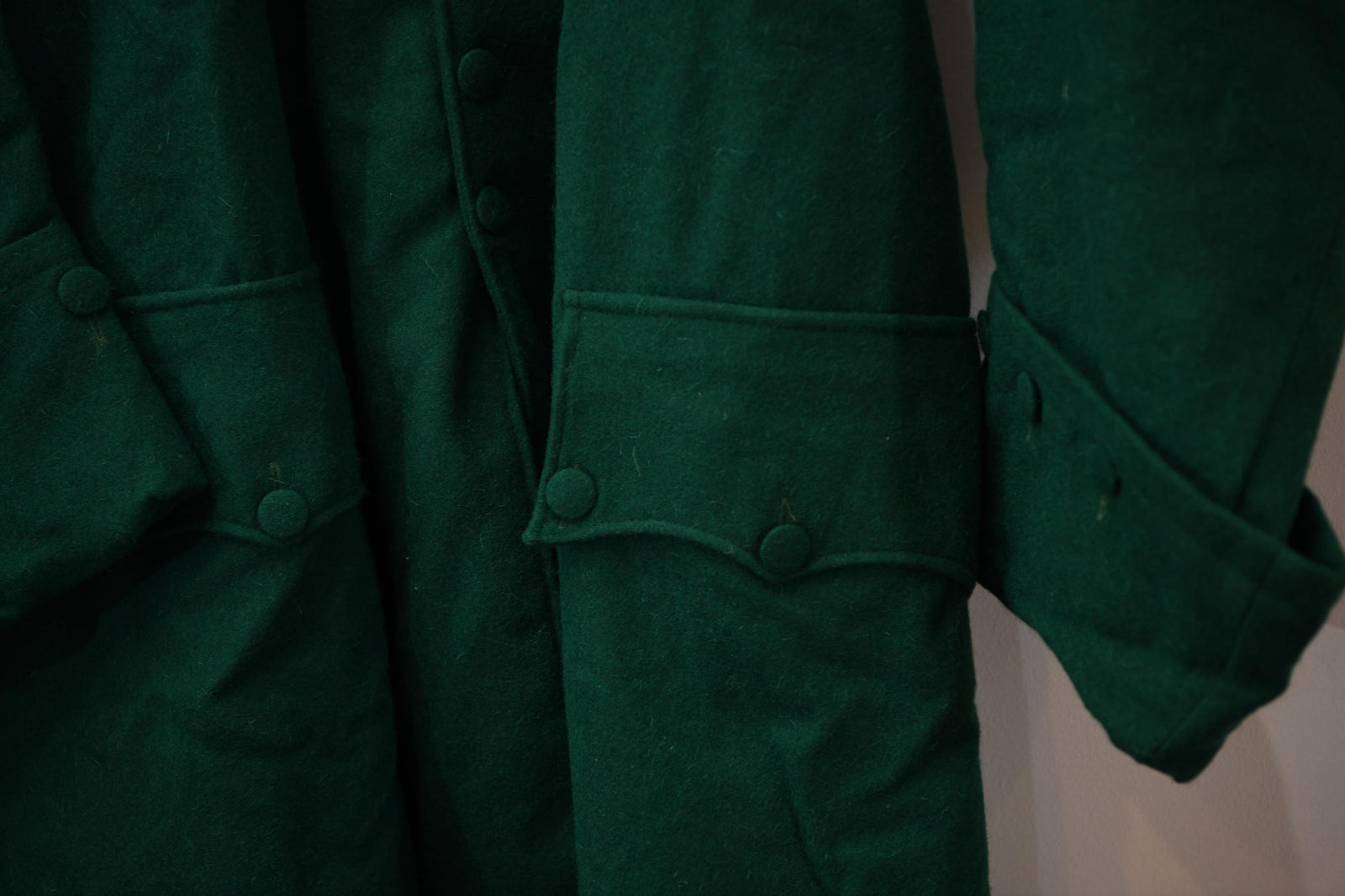 Green Wool Frock Coat  | SD22