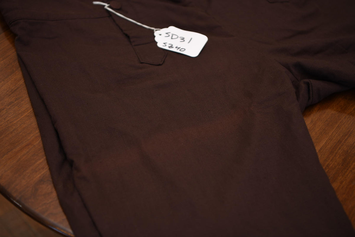 Brown linen breeches | SD31