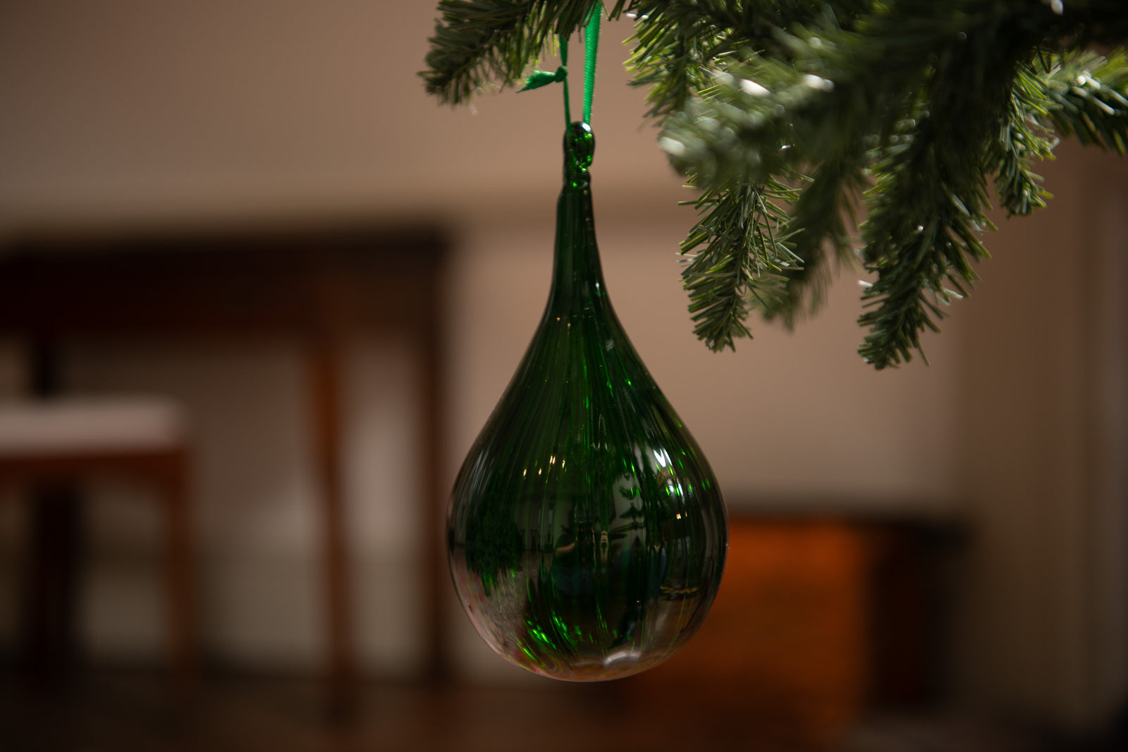 6.25” Blown Glass Bulb Ornament