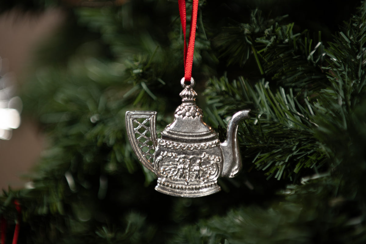 Pewter Ornament | Edenton Tea Pot