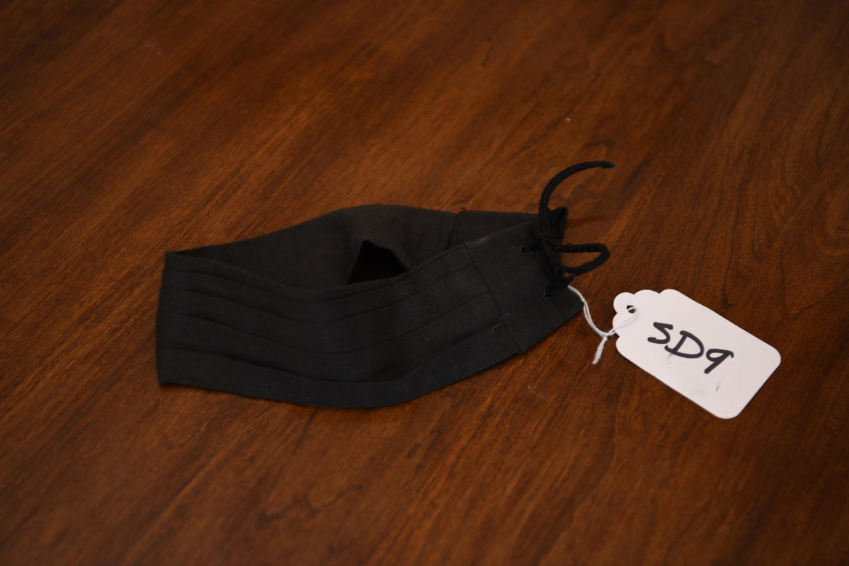 Black Cotton Neck Stock 15.5 | SD9