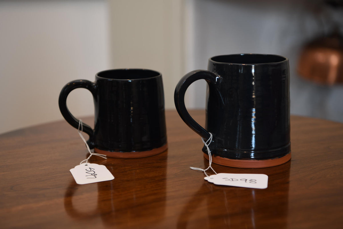 Black Glazed Redware Mug - Small | SD97