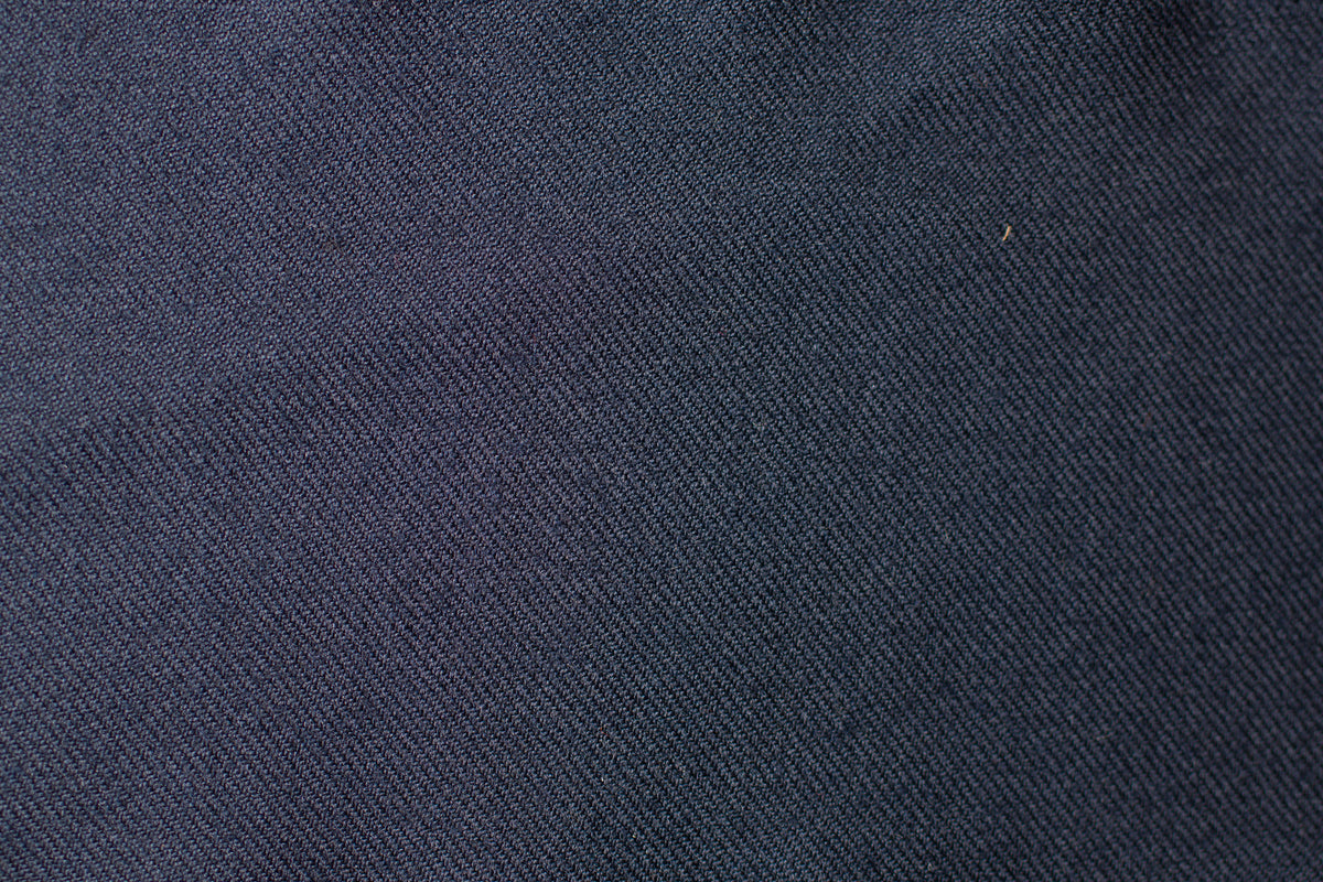 Abyss Blue Brushed Wool Suiting