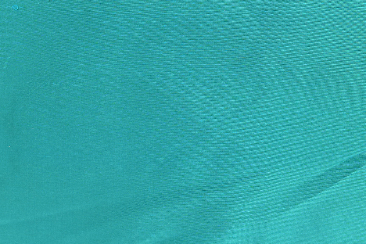 Aqua and Green Shot Silk Taffeta