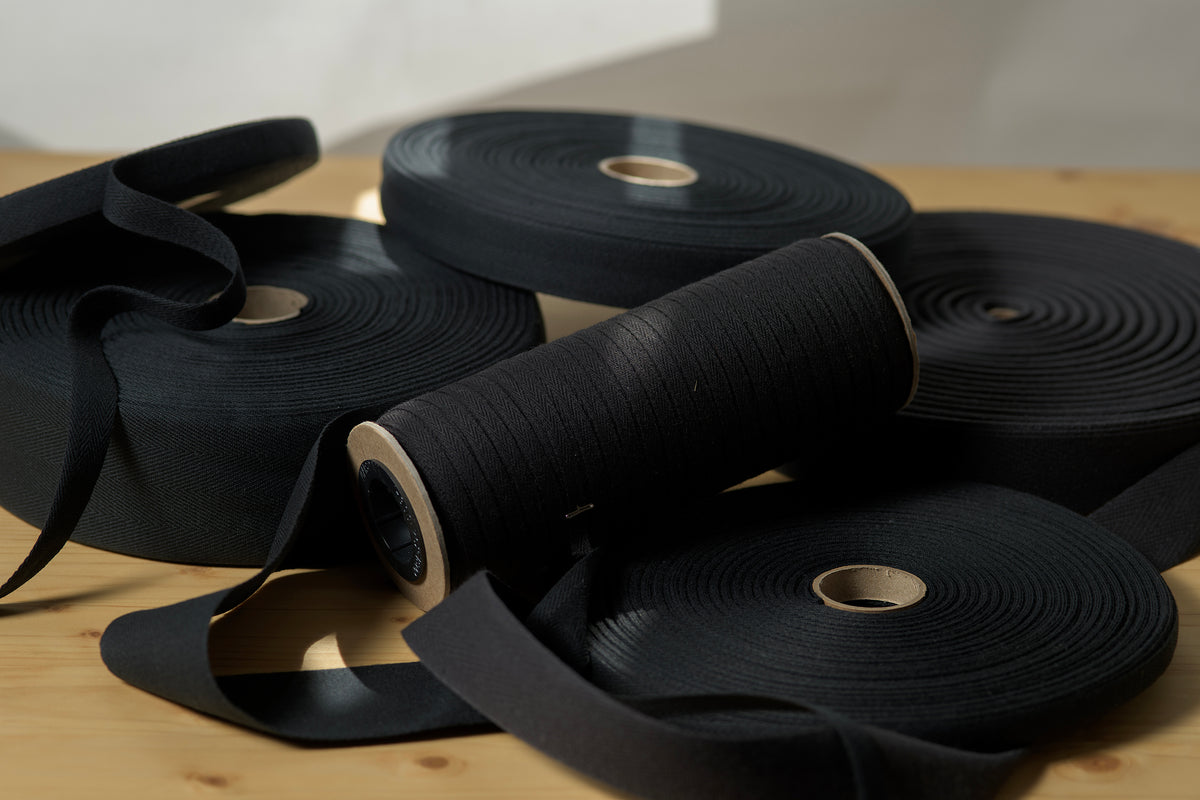 Black Cotton Twill Tape
