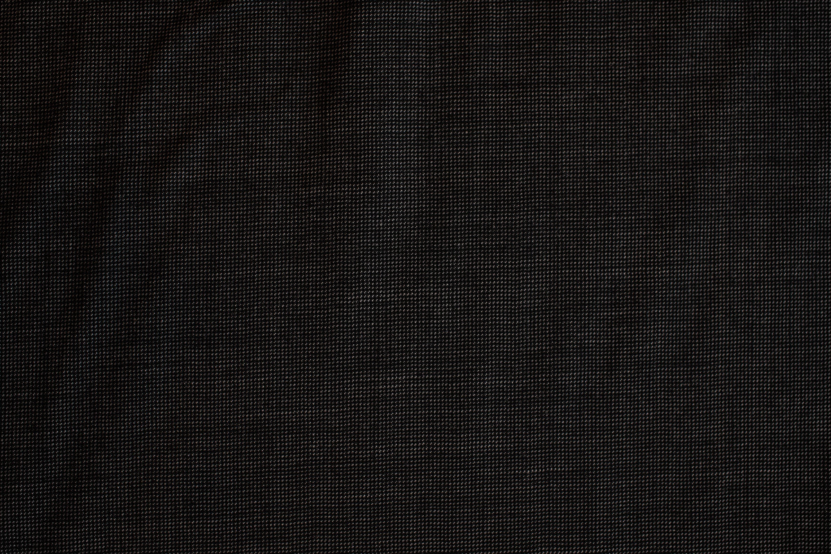 Black and Grey Reversible Wool Suiting