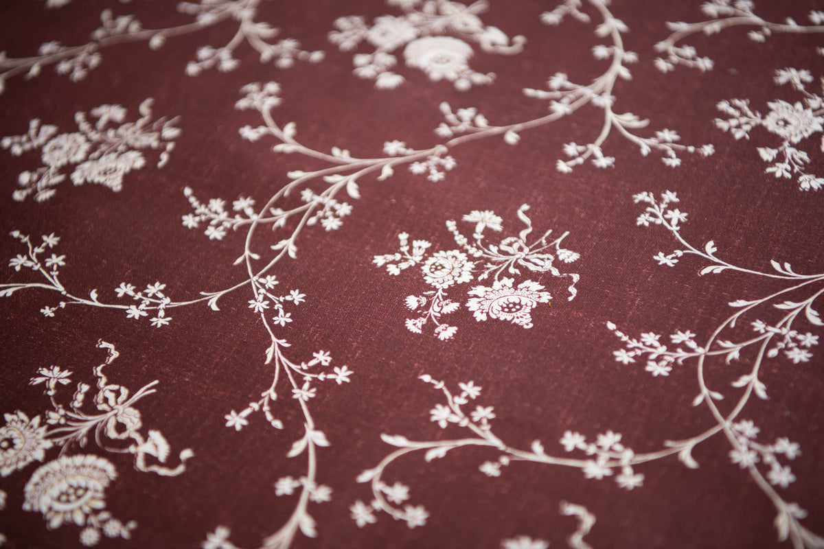 Chintz Brandied Raisin Reproduction Fabric