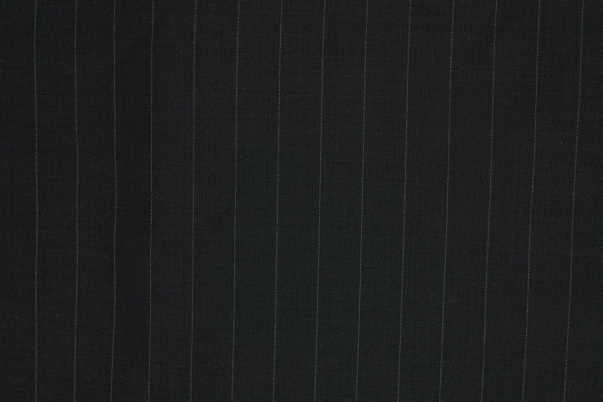 Dark Navy Tropical Sheer Wool Suiting