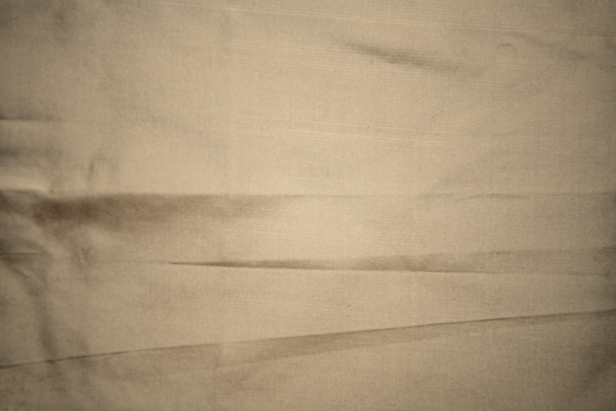 Dried Dill Silk Taffeta