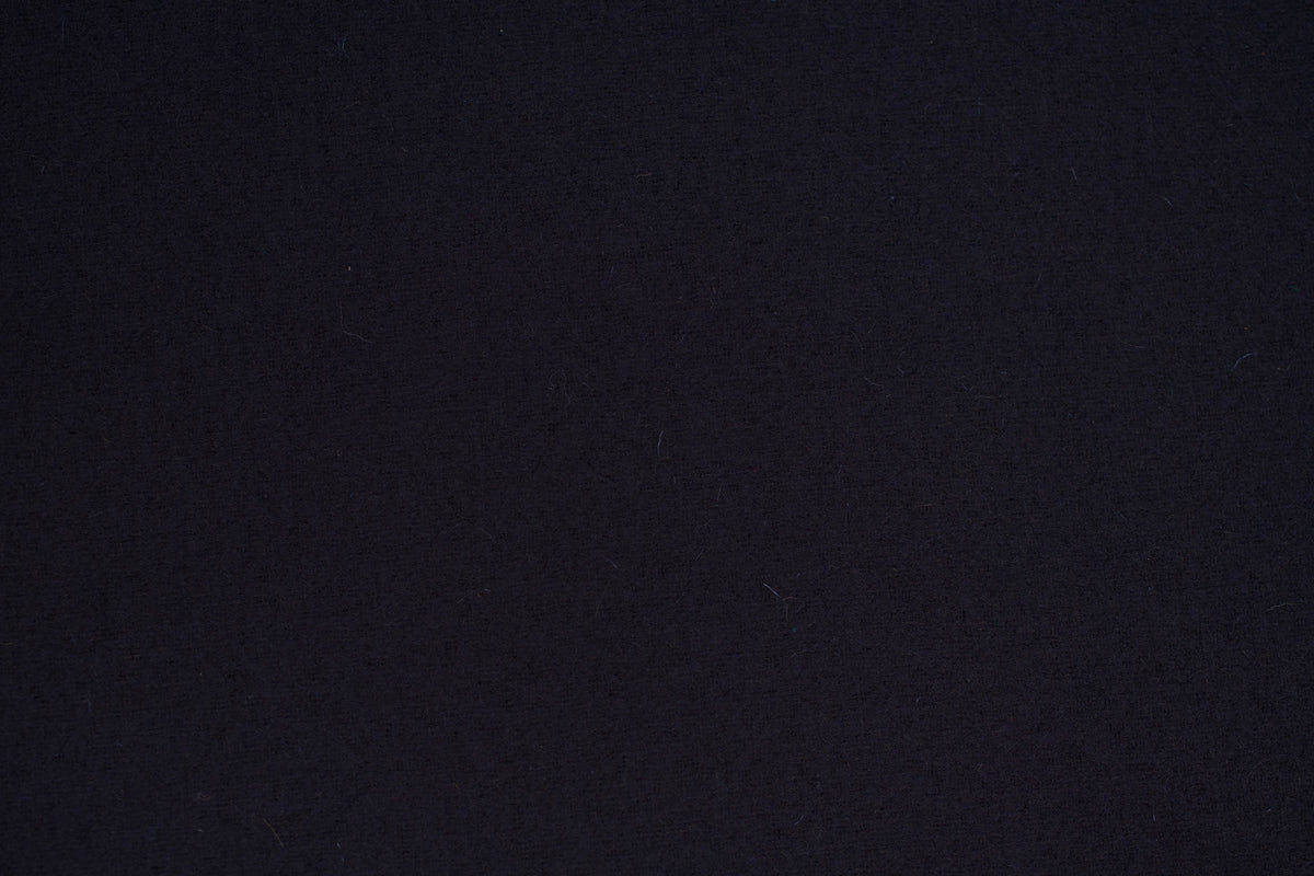 Navy Melton Wool