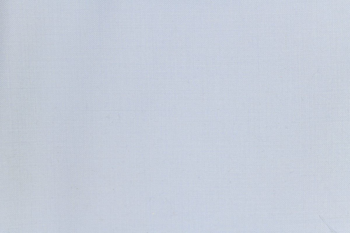 French Blue Wool Suiting