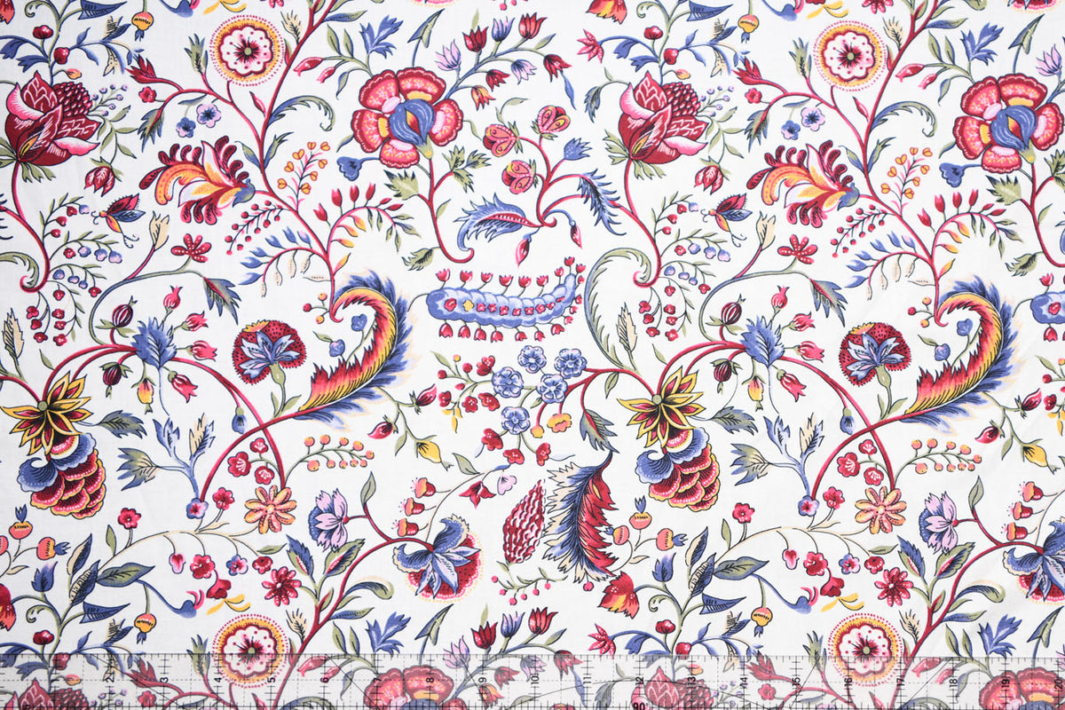 India Garden Reproduction Fabric