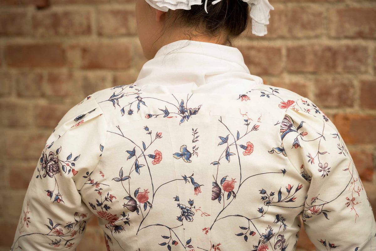 Pieced Back Italian Gown | Fanny's India Floral | 1770 - 1785
