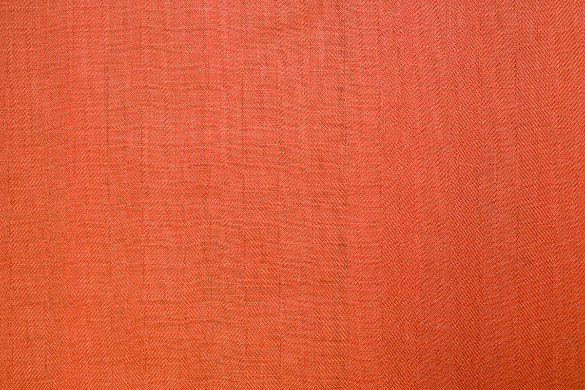 Natural Orange Herringbone