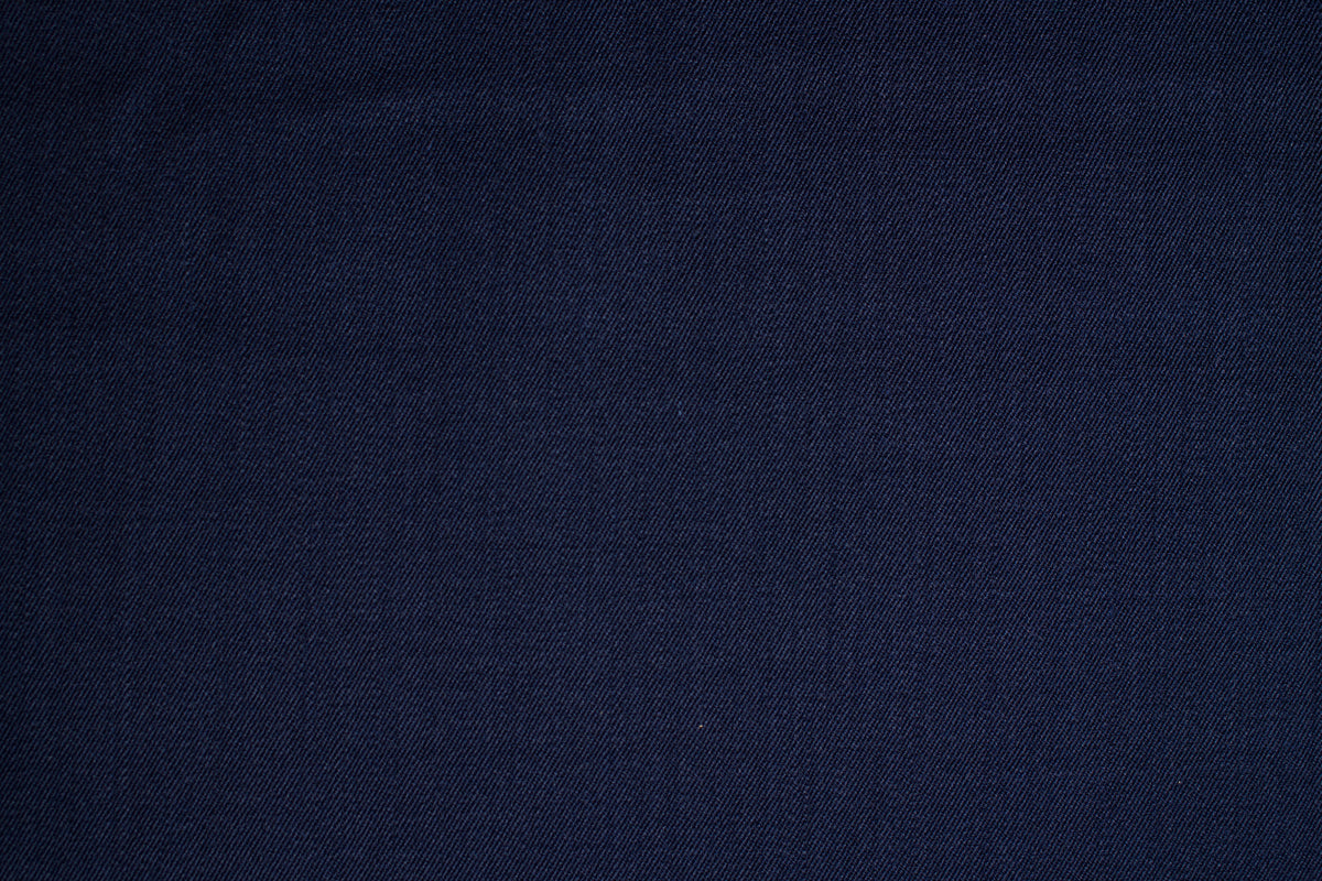 Navy Wool Suiting