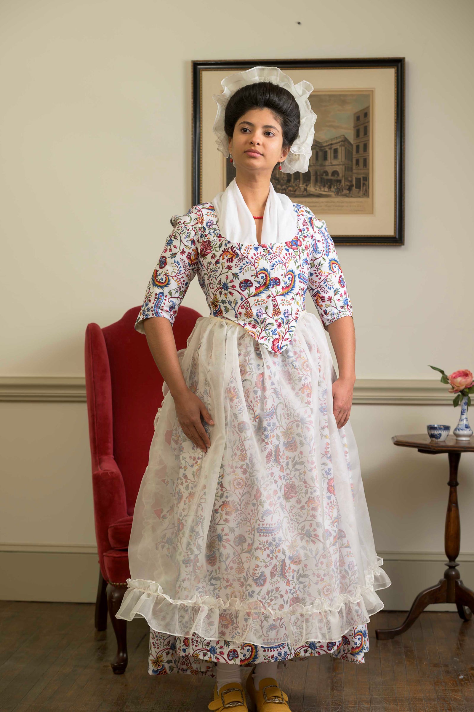 Organza Ruffle Apron