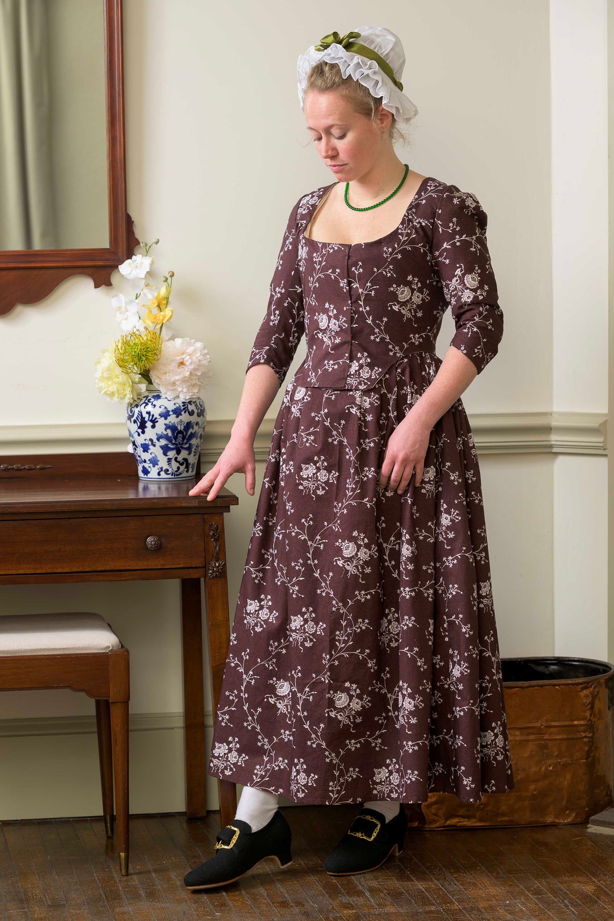Round Gown | Brandied Raisin | 1770 - 1790