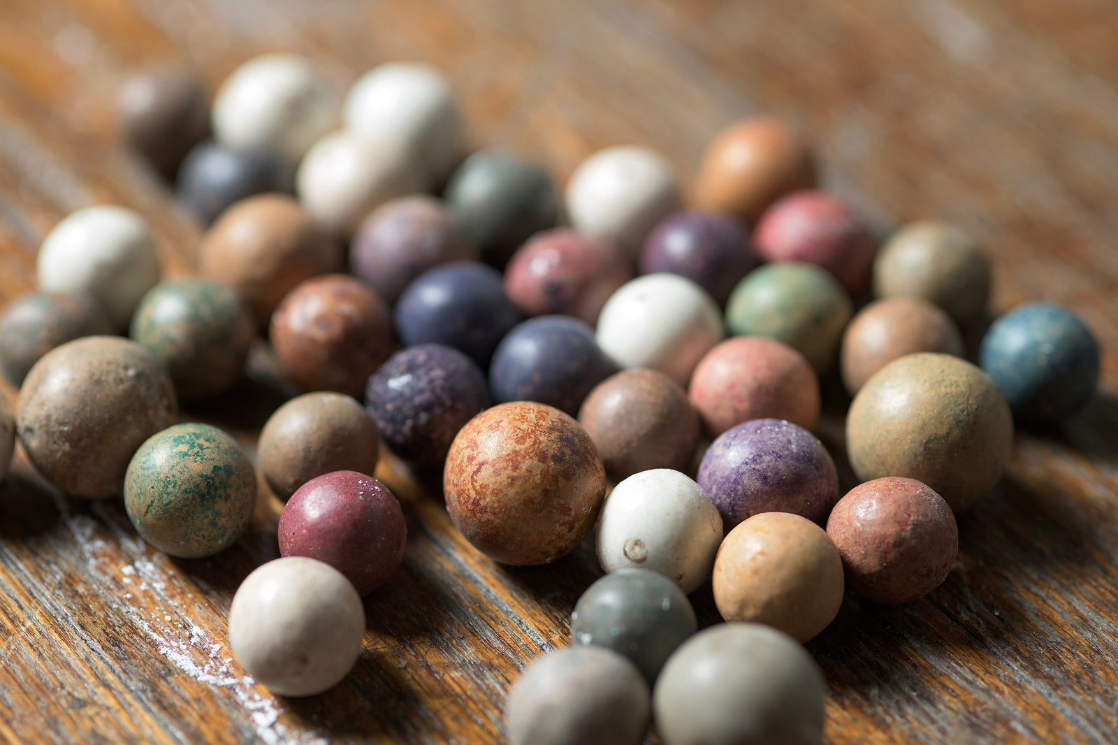Antique Clay Marbles | Pack of 10