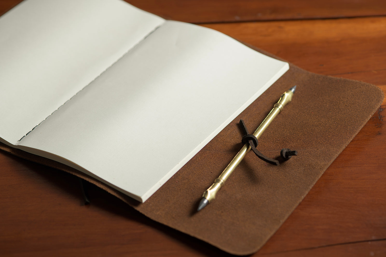 Journal de voyage en cuir