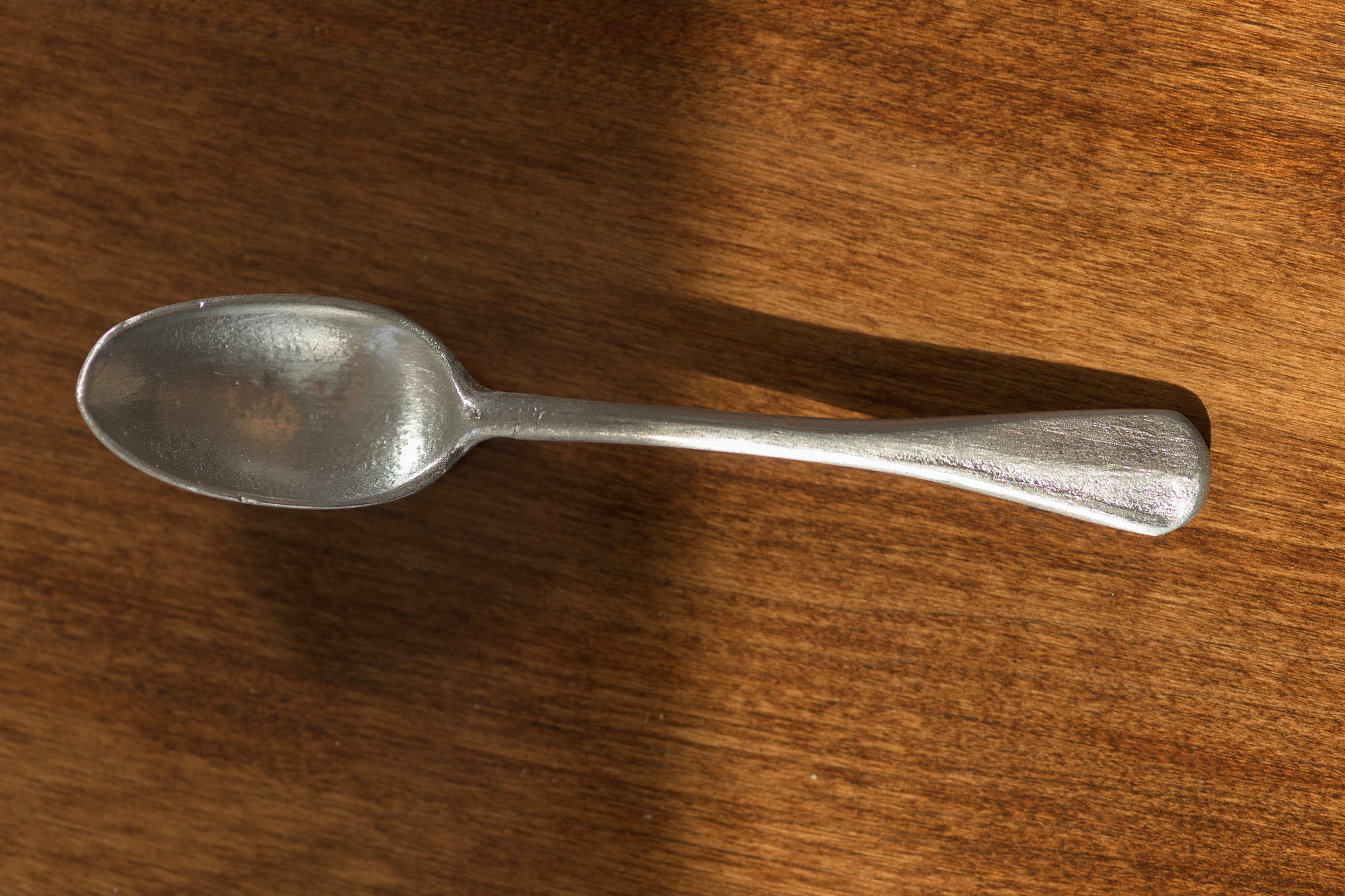 Cuillère à sel en étain