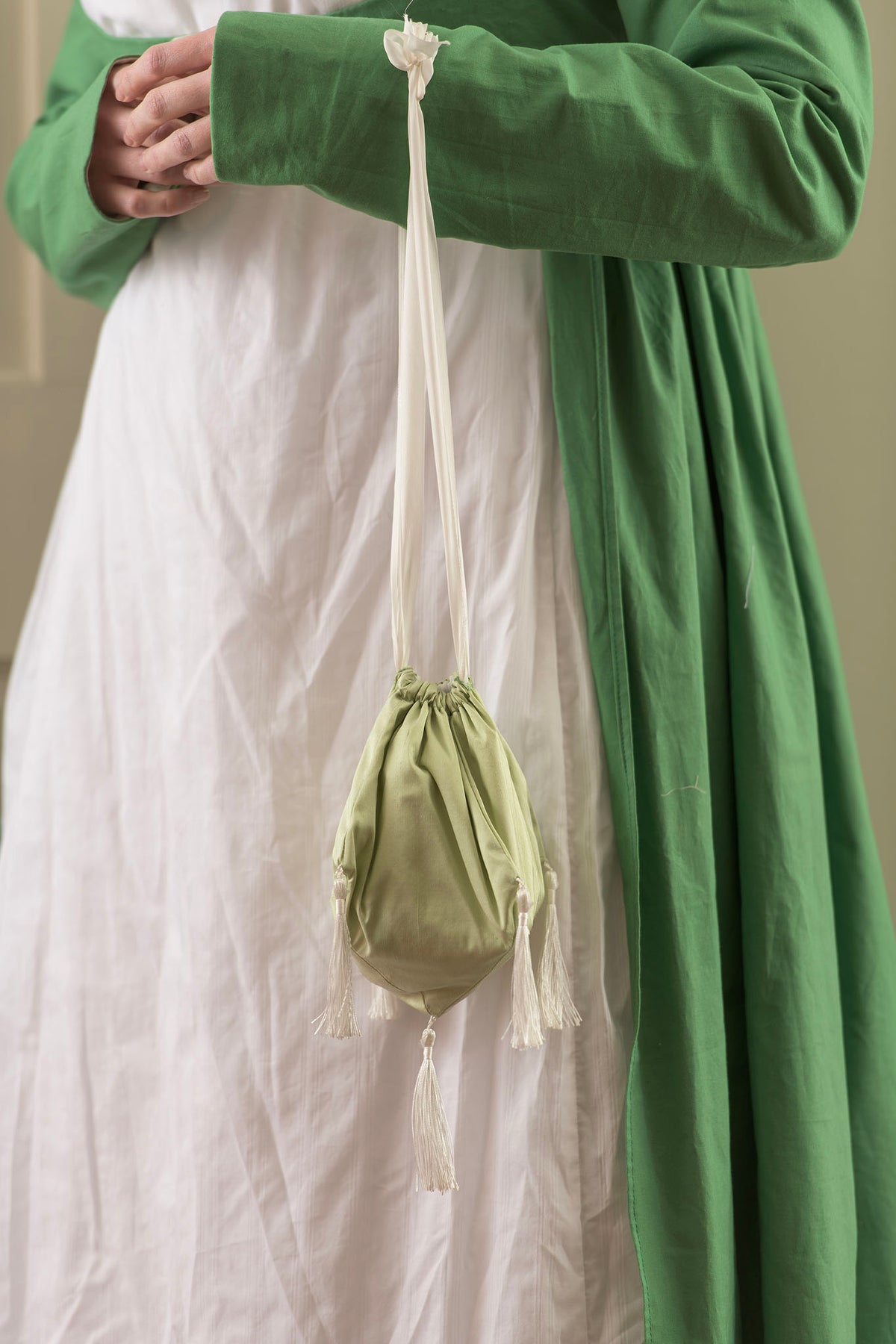 Ope Robe Cotton Open Robe | Green - Samson Historical