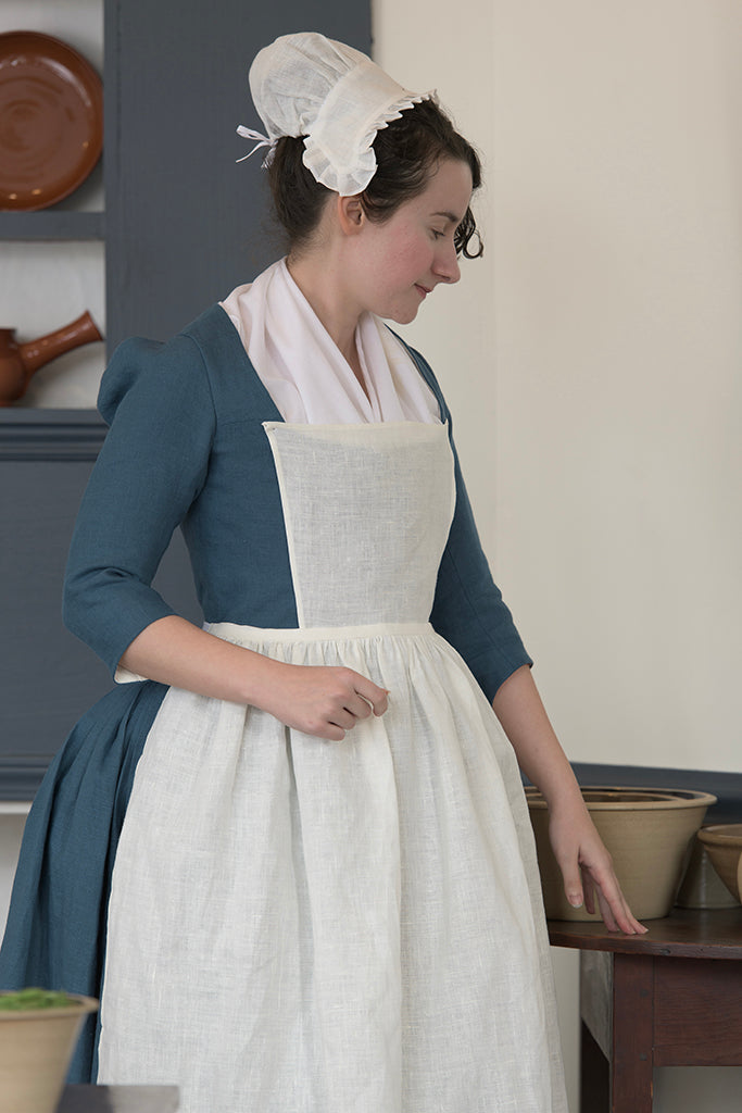 Blue Linen Gown | 1770 - 1790