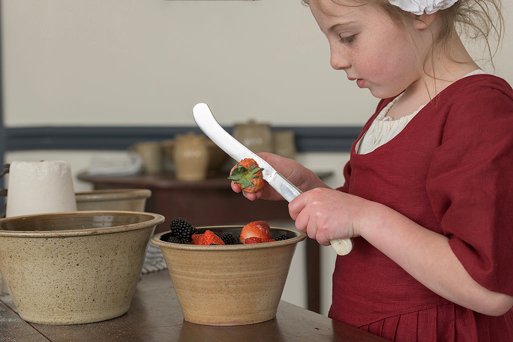 Salt Glazed Mixing Bowls | 1 Quart