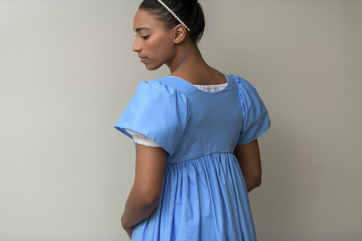 Ope Robe Cotton Open Robe | Light Blue - Samson Historical