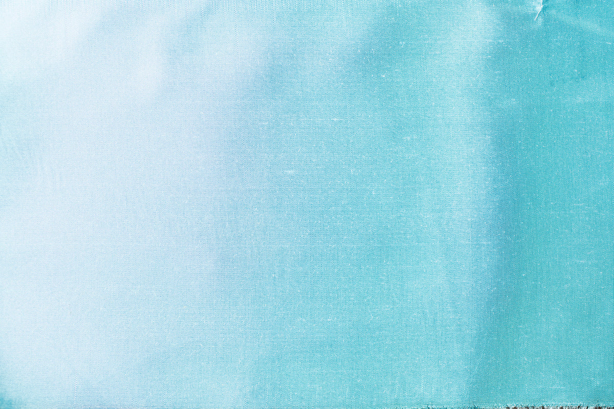 Turquoise Silk Taffeta