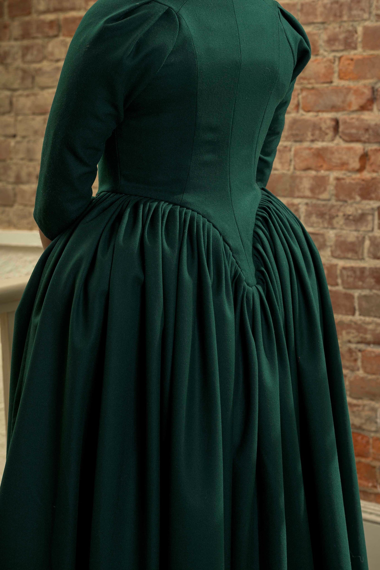 Woolen Gown | Green
