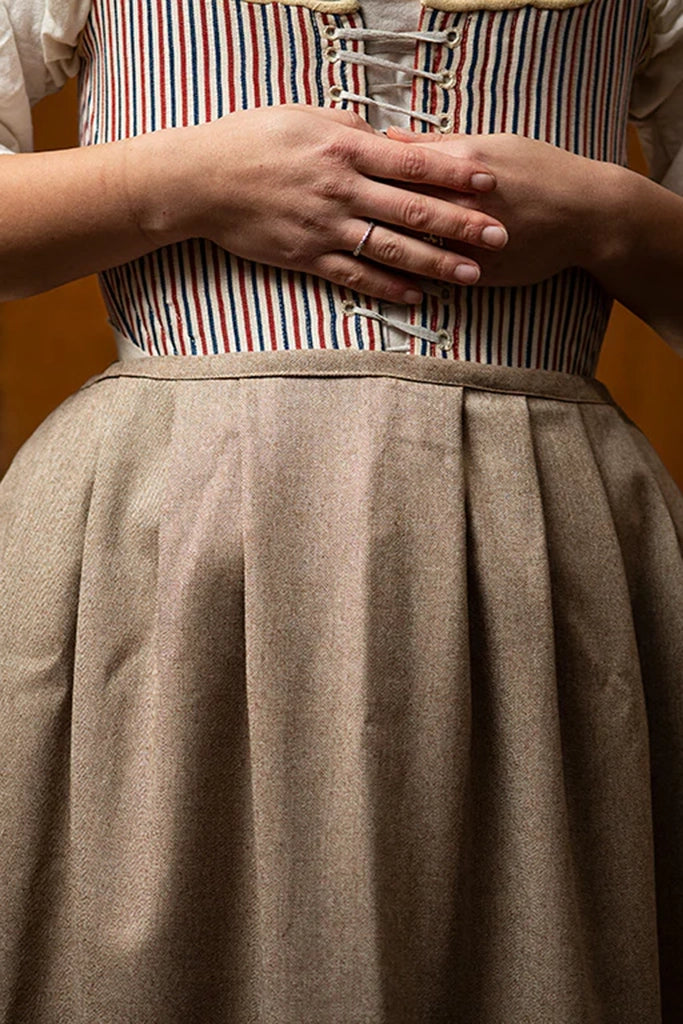 Camel-Colored Wool Petticoat