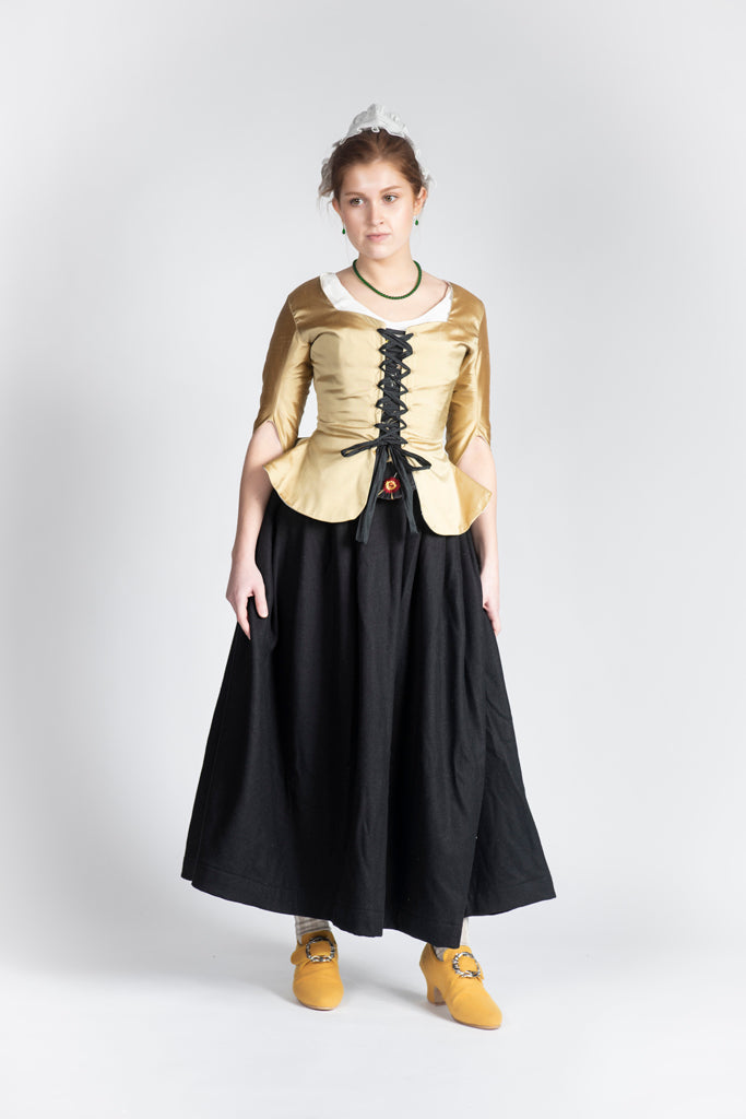 Black Linen Petticoat
