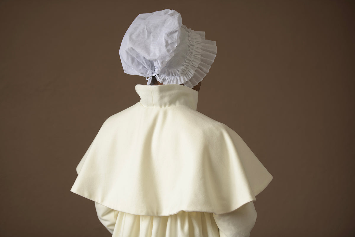 White Wool Redingote | Regency