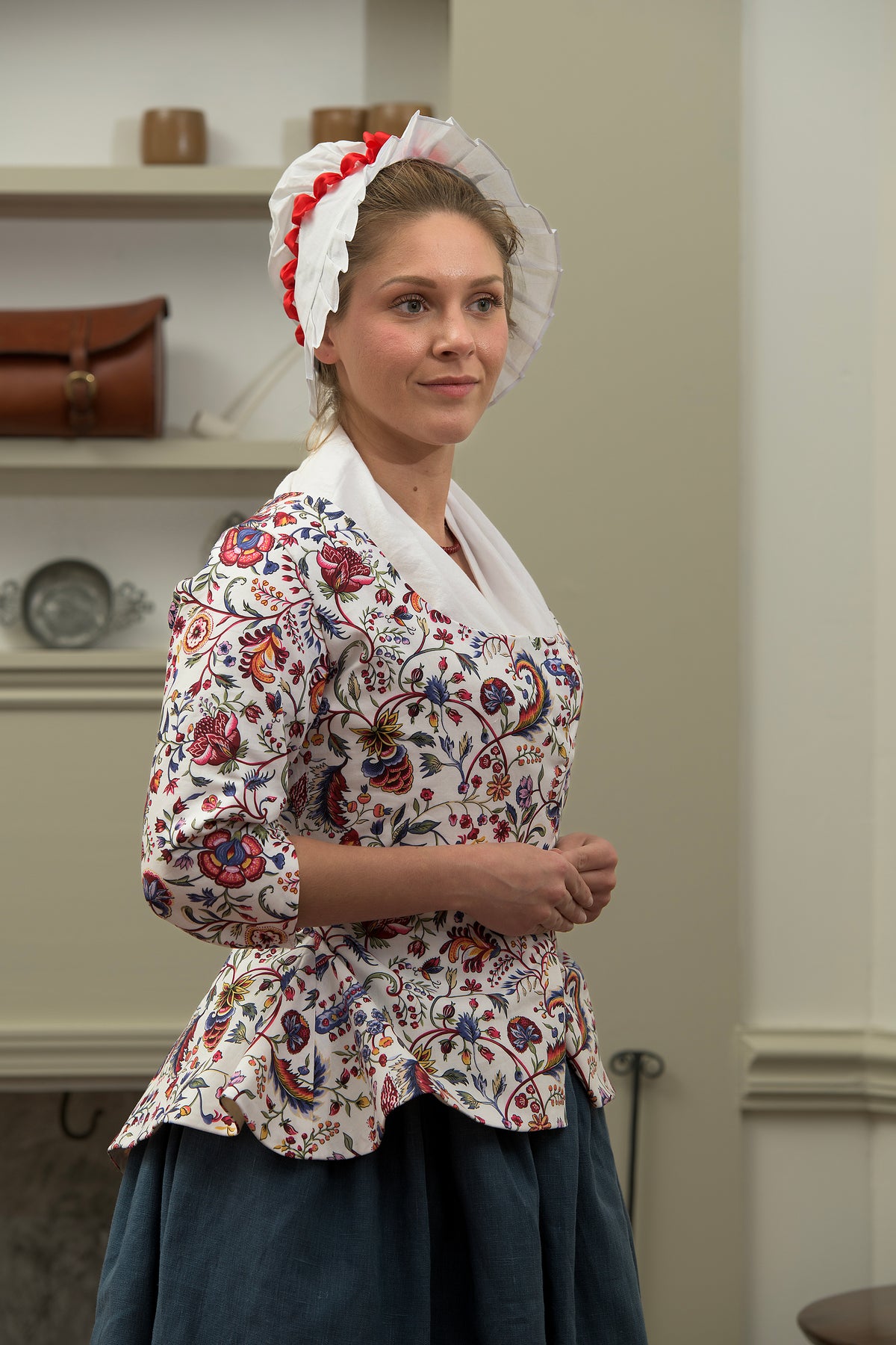 Printed Cotton Swallowtail Jacket | India Garden