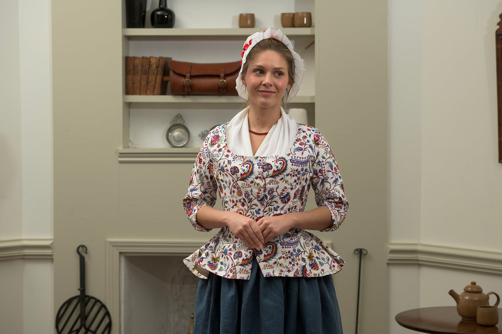 Printed Cotton Swallowtail Jacket | India Garden