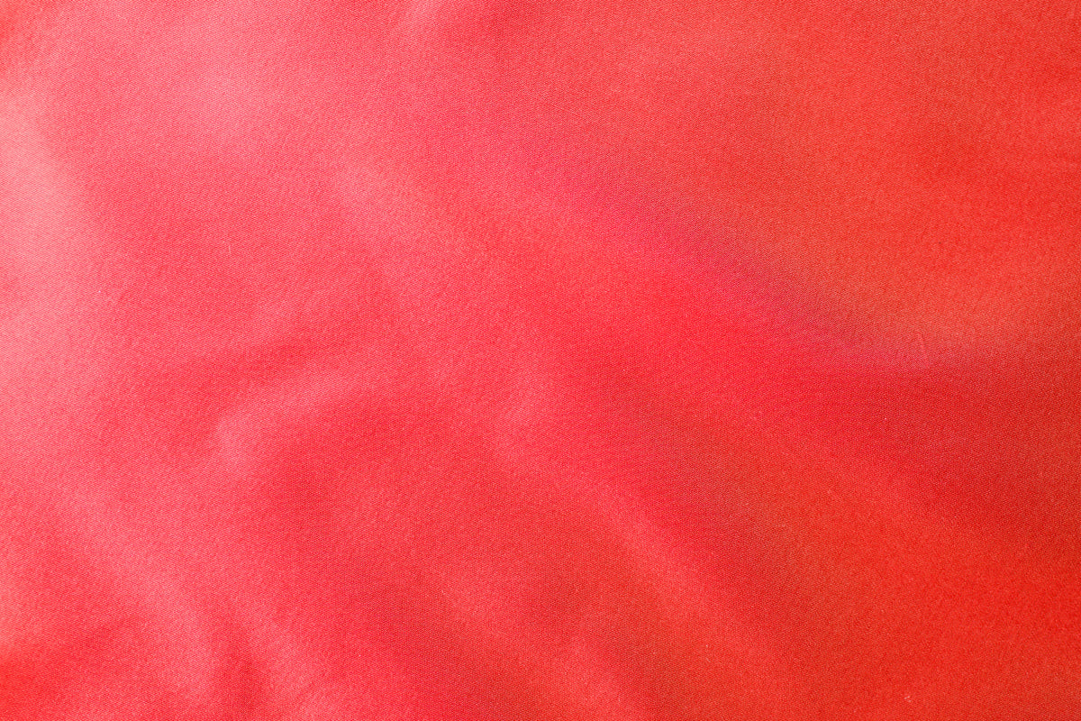 Sunset Orange Silk Taffeta