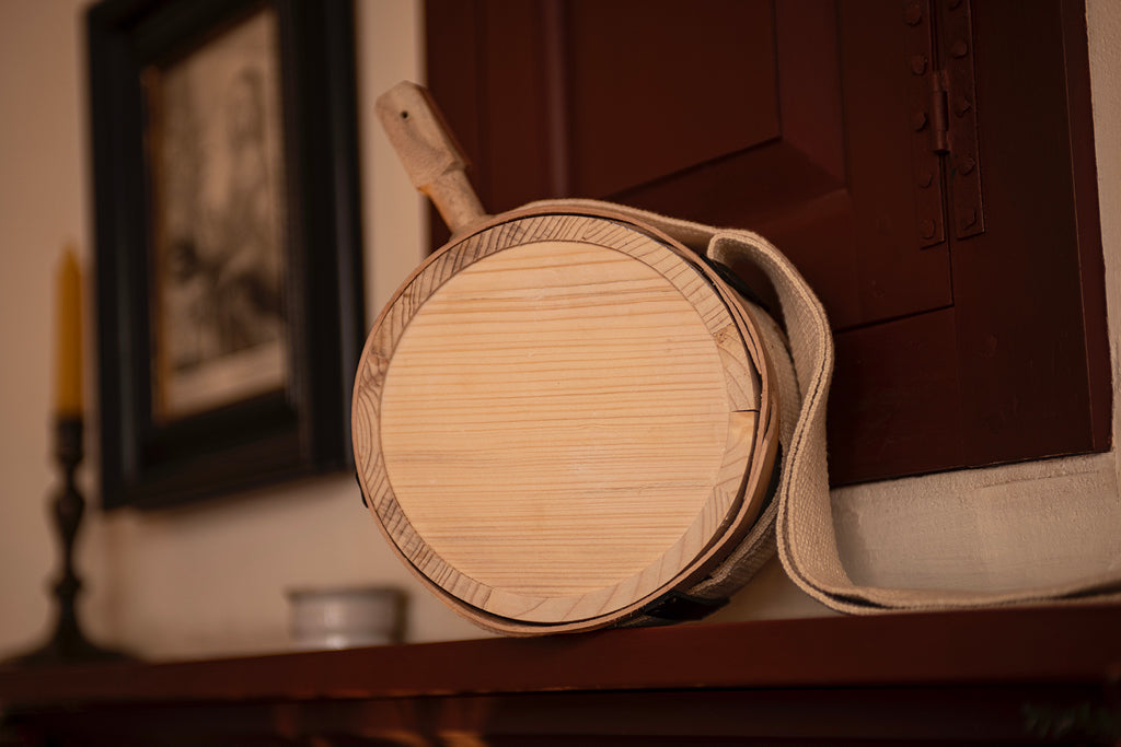 Revolutionary War Era Wood Canteen