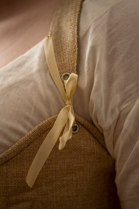 18th Century Stays from Samson Historical - Front Lacing Linen