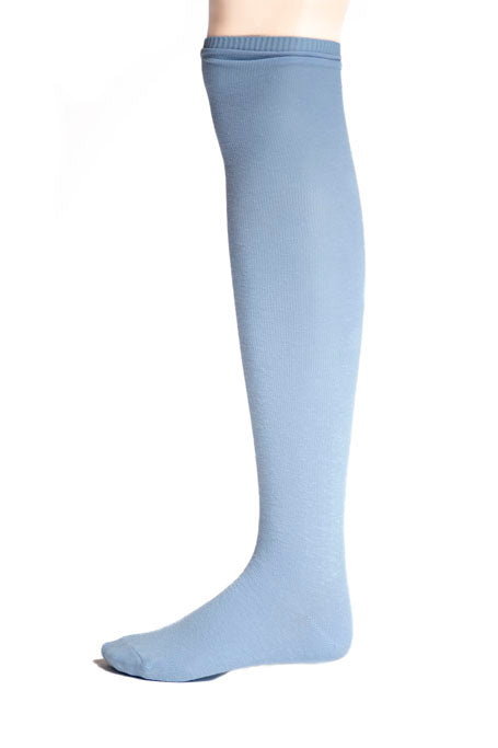 18th Century Cotton Stockings in light blue